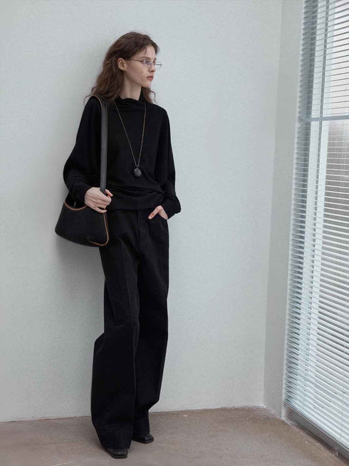 Zenya Wool Bat Pullover